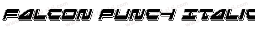 Falcon Punch Italic字体转换